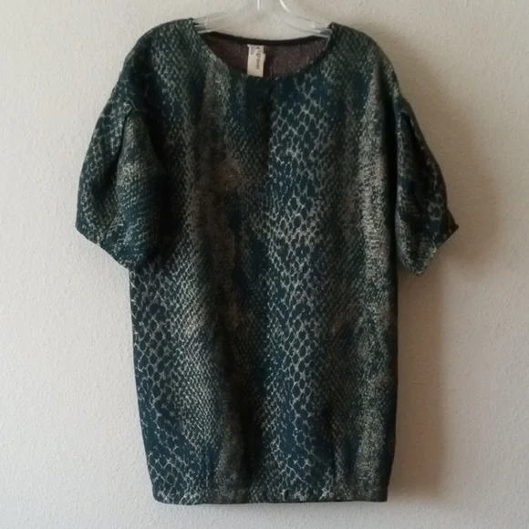 Eve Gravel metallic snake Mini dress - Picture 3 of 7